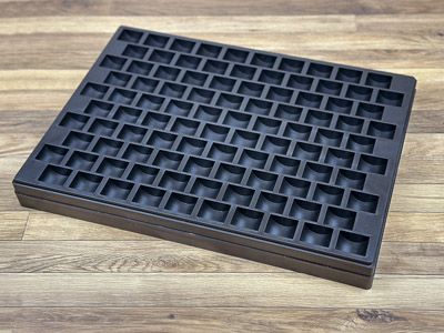 sorteerbord voor 1.000 standaard ronde jetons van 29mm diameter